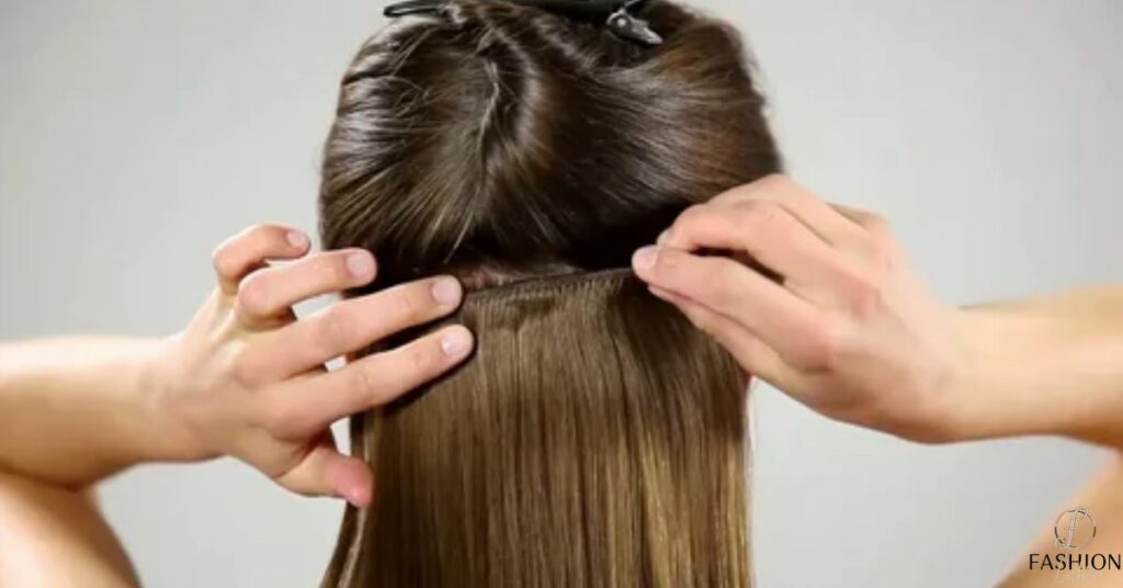 Clip-in hair extensions