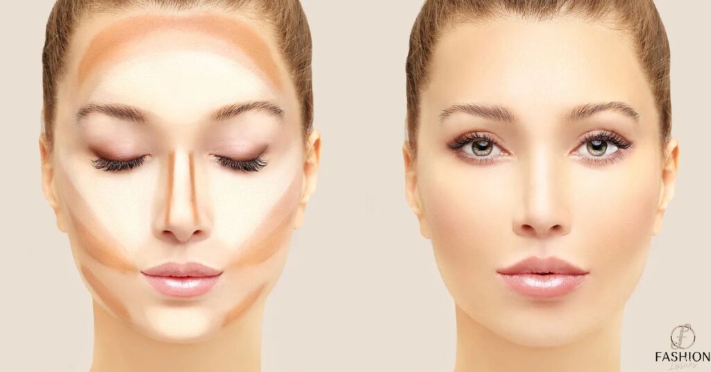 Contour Cheeks with Makeup